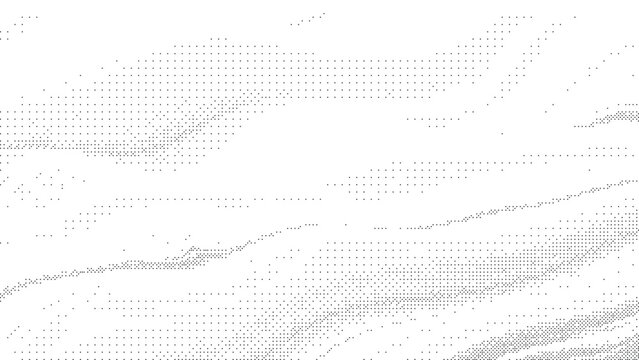 Minimal Black Dotted Wave Abstract Background Vector Pattern, Suitable for Corporate Website Design, Tech Presentation Slide and Modern Marketing Banner