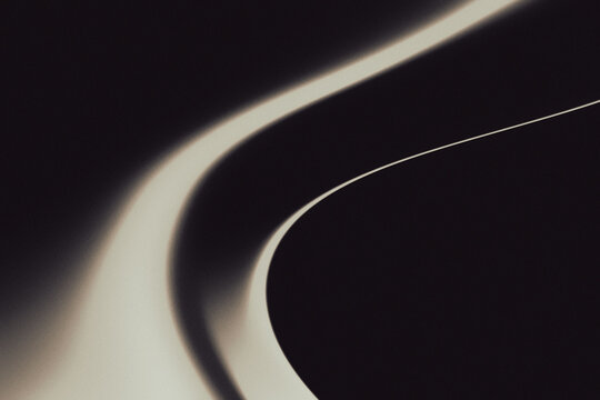 Atmospheric metallic abstract gradient background with smooth blur and fluid wavy forms in champagne, bronze and luminous gold tones