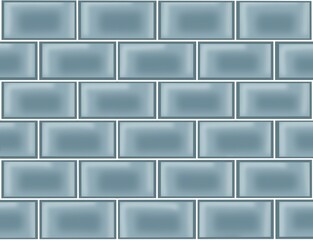 Blue subway tile background