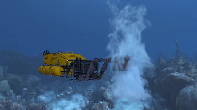 潜水艇　3DCGレンダリング