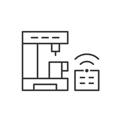 Smart Coffee Machine Icon