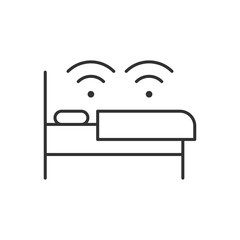 Smart Bed Icon Signal Icon