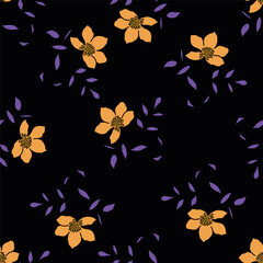 Seamless Floral Pattern in vector