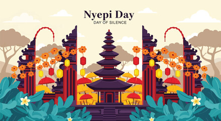 Obraz premium Nyepi Day - Day Of Silence In Bali