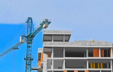 Building construction site