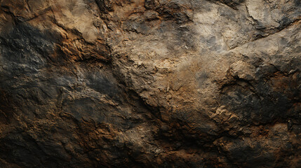 Textured Rock Surface with Earthy Browns and Greys