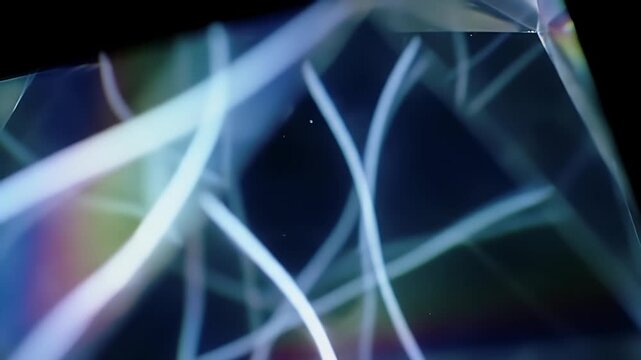 Abstract light refraction.