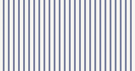 Classic seamless pattern featuring vertical dark blue stripes on white background simulating shirt...