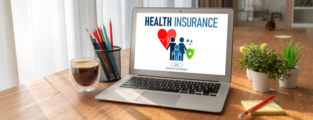 Health insurance web site modish registration system for easy form filling