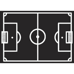 Soccer Pitch Icon Vector © Semesta