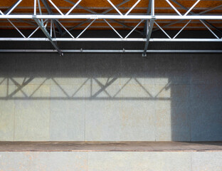 Empty stage for various performances