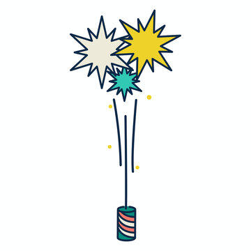 Icon for Fireworks or Independence Day - 4th of July Party Fountain