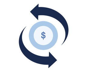 Money Exchange Arrows Icon
