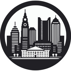 Columbus Skyline Vector Icon