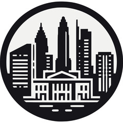 Columbus Skyline Vector Icon