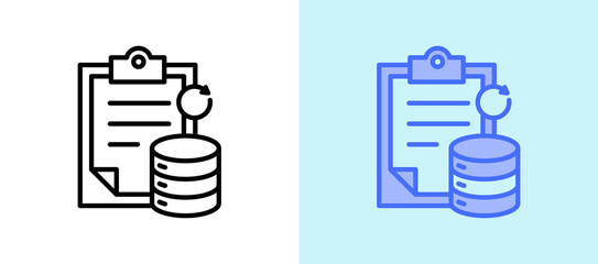 Data Sync whitegreen icon