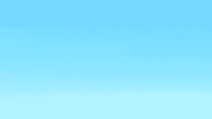 青空・爽やかな晴天の背景　手描きイラスト素材