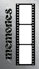 Obraz premium film strip background, cinema photography and movie, photobox frame photostrip polaroid photobooth template abstract