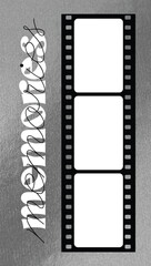 Obraz premium film strip background, cinema photography and movie, photobox frame photostrip polaroid photobooth template abstract