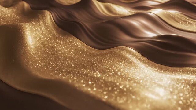 Smooth flowing chocolate texture