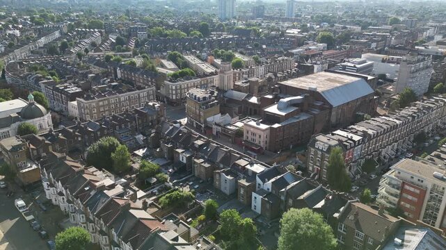 Kilburn High Road and Willesden Lane, London