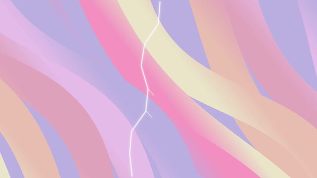 Abstract pastel wavy background with vibrant pink, lavender, and cream hues creating a harmonious flow in a modern digital artwork
