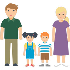 Obraz premium Family Icon Vector Element