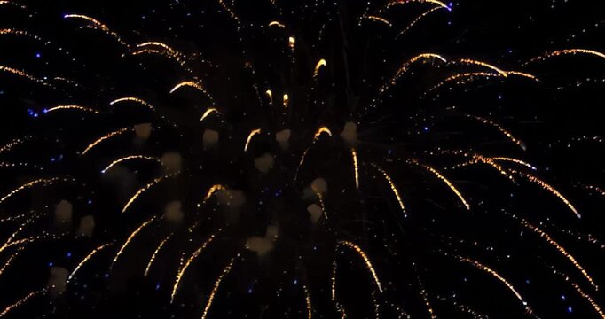 cohetes, celebraciones, noche, fuego, explosiones, cielo, alumbrado, julio, vacaciones, negro, abstracta, pirot&eacute;cnico, rojo, nuevas, celebrar, brillante, navida, a&ntilde;o, exhibidor, variopinto, moreno, fe