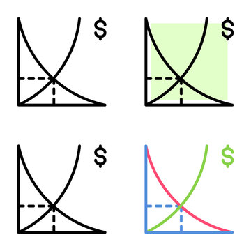 Aggregate supply icon collection of various styles for design branding, print and digital media