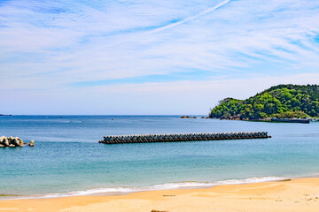 Fototapeta premium 三陸 陸前高田の広田海水浴場 