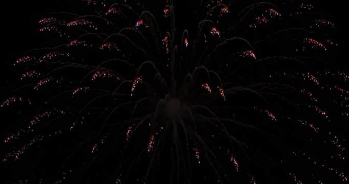 cohetes, celebraciones, noche, cielo, explosiones, fuego, vacaciones, celebrar, alumbrado, pirot&eacute;cnico, rojo, festival, nuevas, negro, variopinto, julio, a&ntilde;o, estallar, abstracta, exhibidor, a&ntilde;o nuevo