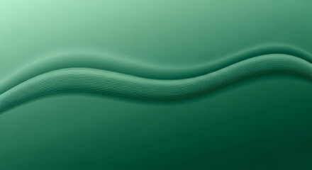 Smooth green abstract wave background with soft lighting for clean sustainable energy and environmental conservation visuals