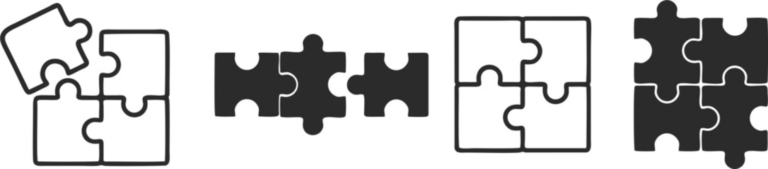 Creative Jigsaw Puzzle Connection and Strategy Set © Cik