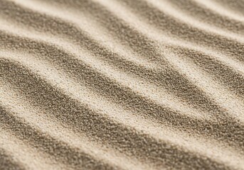 Subtle texture of ripples on beach sands creates a serene effect
