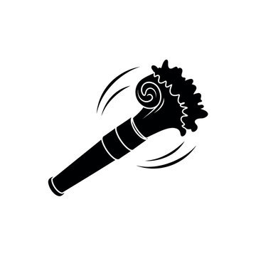 Party Blower Icon Celebration Accessory.