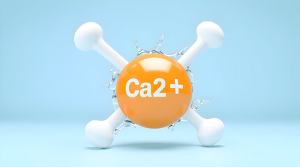 Calcium enrichment strengthens bones with waters support