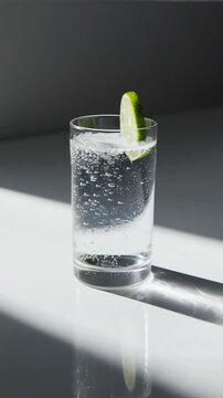 Gin Tonic Minimal White Campaign Ad