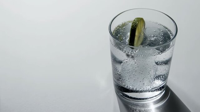 Gin Tonic Minimal White Campaign Ad