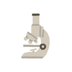 顕微鏡 イラスト 自由研究 観察 手描き アイコン