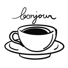 Bonjour Coffee Cup © Arina