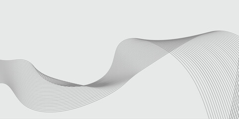 Abstract vector background with black wavy lines. EPS10