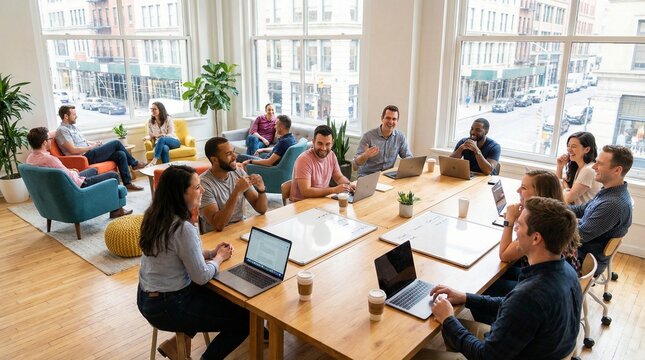 Diverse Students Learning Together in Classroom - Education Group