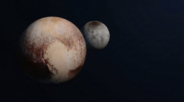 Pluto and Charon A Stunning Duo in the Outer Solar System