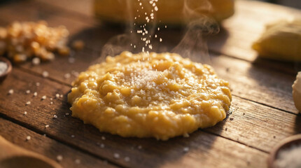 Fototapeta premium a round, yellow.