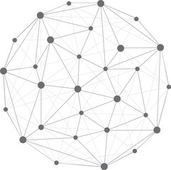 Global Network Connection. World Map Point Technology Digital. Global Business. Digital Earth Map Polygon © Accountanz