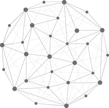 Global Network Connection. World Map Point Technology Digital. Global Business. Digital Earth Map Polygon