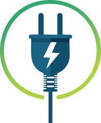 Obraz premium Simple Socket for Electric Vehicles Art