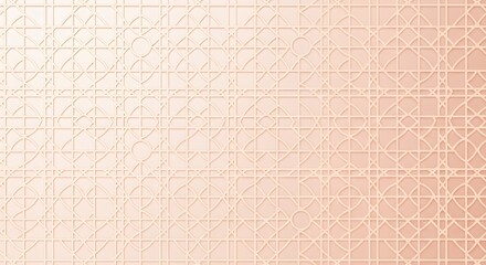 Subtle embossed geometric woven pattern background in warm pastel peach a seamless decorative texture for elegant digital paper and sophisticated design