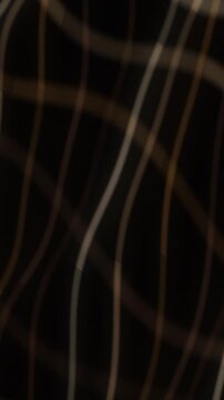 Abstract Glowing Light Lines Curving Intersecting on Dark Background