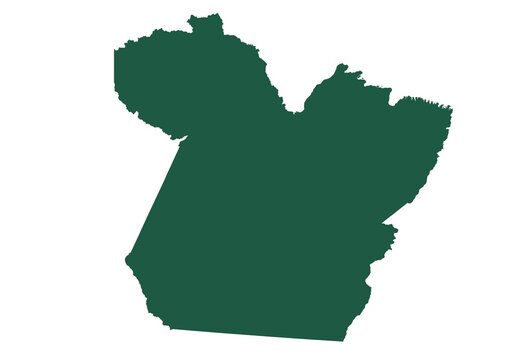 Mapa dos estados do Brasil - Par&aacute;